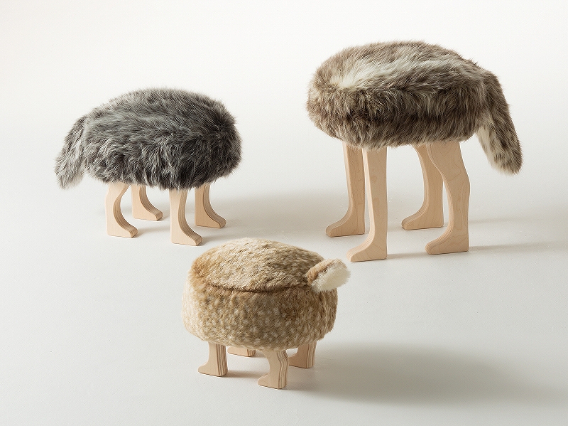 ANIMAL stool | 匠工芸の工場直営店-インテリアオーダー家具-柿ノ木坂